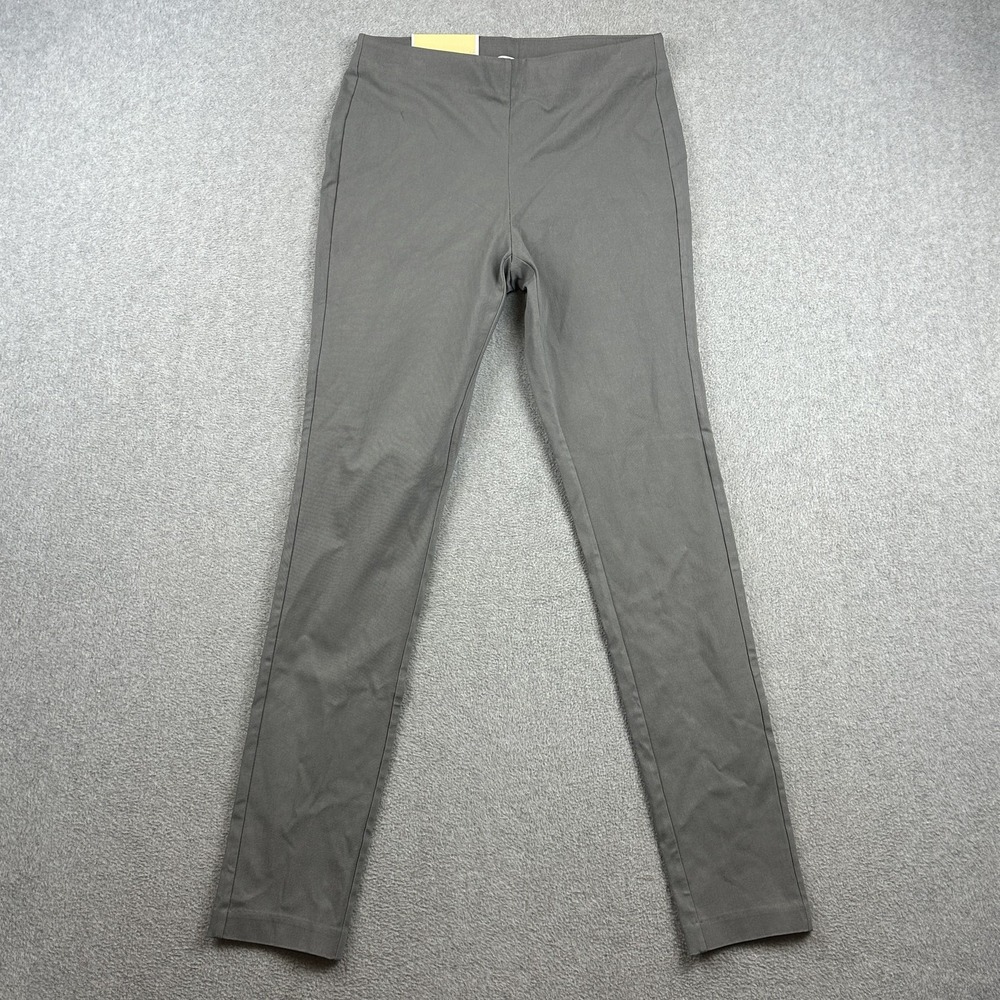Michael Kors Super Skinny Pull-On Pants Womens Small Gray High Rise Ankle Length